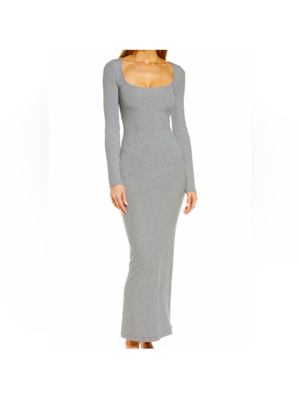 Skims NWT gray maxi dress